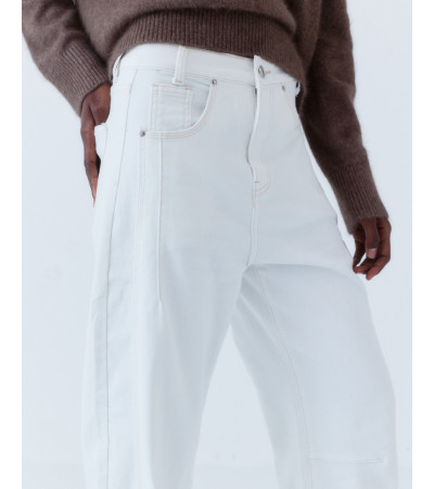 JEANS BARREL FIT CÓMODOS TIRO ALTO | MULAYA