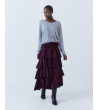 FALDA LARGA VOLANTES PANA CÓMODA | MULAYA