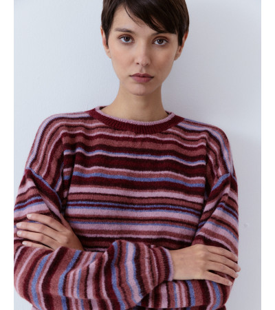 JERSEY RAYAS CÁLIDO CUELLO REDONDO LANA | MULAYA