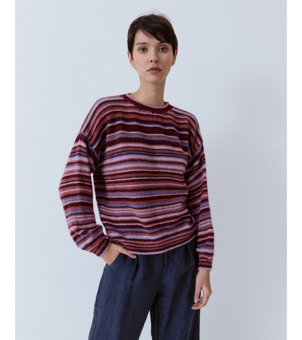 JERSEY RAYAS CÁLIDO CUELLO REDONDO LANA | MULAYA