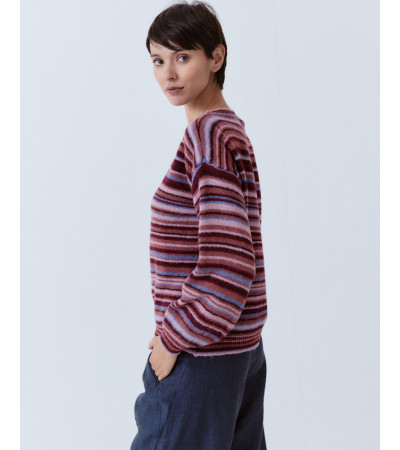 JERSEY RAYAS CÁLIDO CUELLO REDONDO LANA | MULAYA