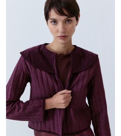 CHAQUETA ACOLCHADA CORTA CUELLO REDONDO | MULAYA