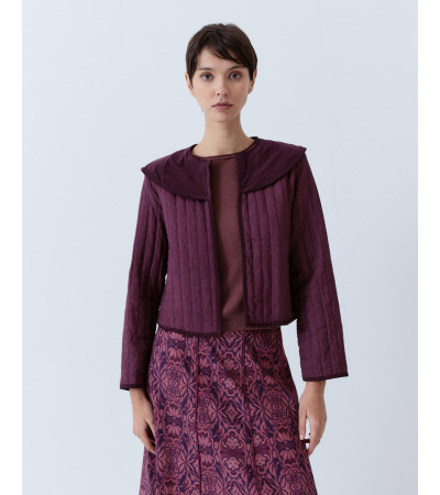 CHAQUETA ACOLCHADA CORTA CUELLO REDONDO | MULAYA