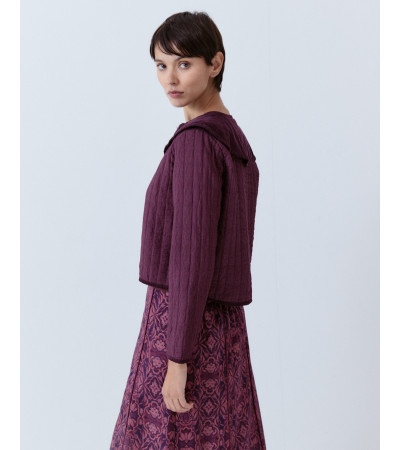 CHAQUETA ACOLCHADA CORTA CUELLO REDONDO | MULAYA