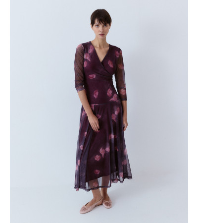 VESTIDO LARGO TUL ESTAMPADO | MULAYA