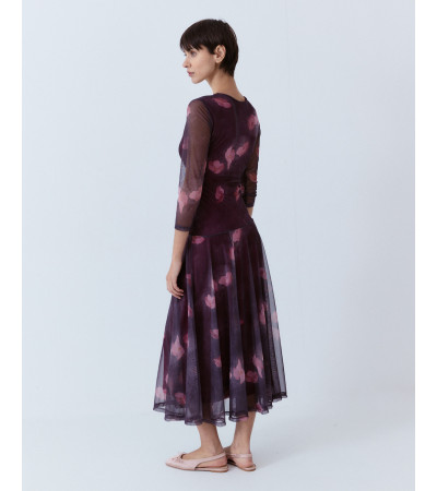 VESTIDO LARGO TUL ESTAMPADO | MULAYA