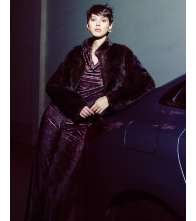 TOP HALTER TERCIOPELO ESPALDA | MULAYA