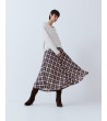 FALDA ESTAMPADA CUADROS CORTE A | MULAYA