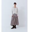 FALDA ESTRUCTURADA ESTAMPADA CUADROS | MULAYA