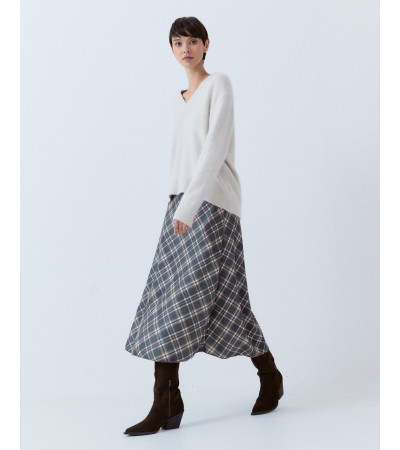 FALDA EVASÉ ESTAMPADA CUADROS | MULAYA