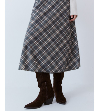 FALDA EVASÉ ESTAMPADA CUADROS | MULAYA