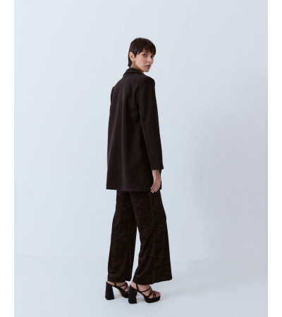 ABRIGO LARGO DE PAÑO CON BOTÓN | MULAYA