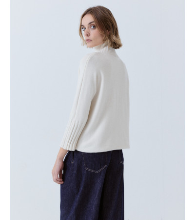 JERSEY CUELLO ALTO BRILLOS MANGA FRANCESA | MULAYA