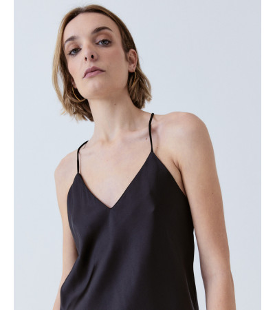 TOP TIRANTES SATÉN ESPALDA CRUZADA | MULAYA