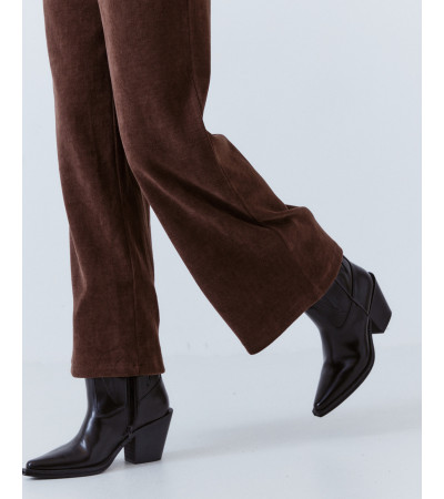 PANTALÓN PANA WIDE LEG CINTURA ELÁSTICA | MULAYA