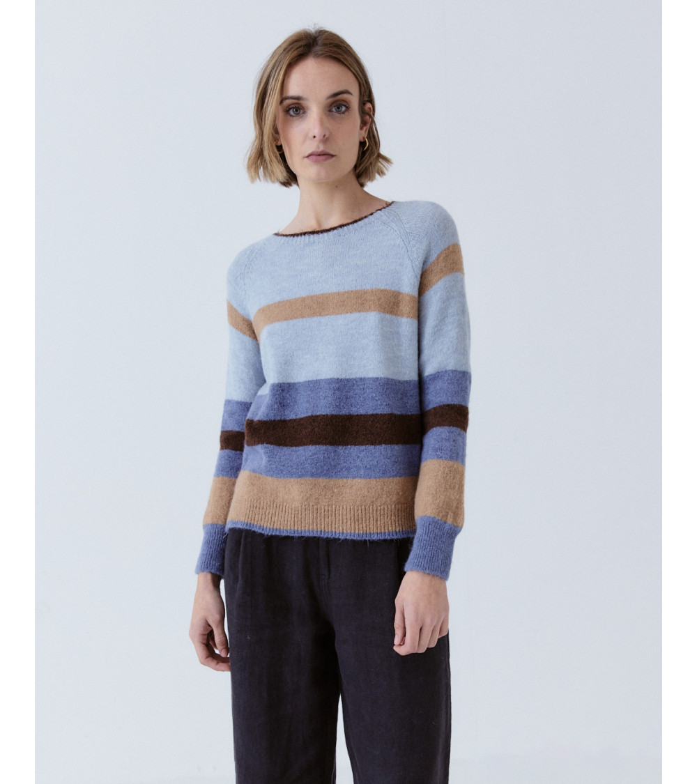 JERSEY CUELLO BOTE RAYAS COLORES | MULAYA