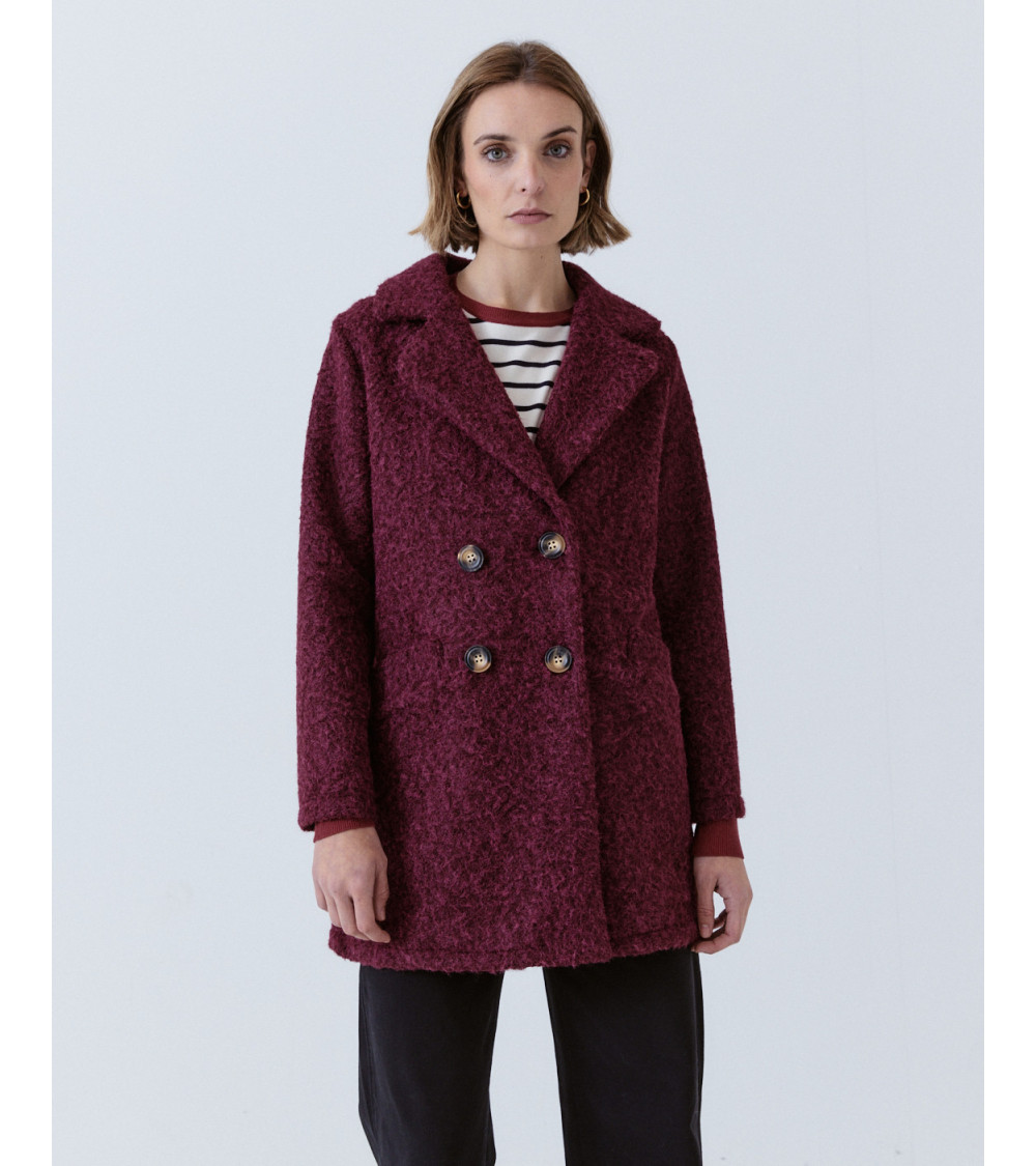 ABRIGO BOUCLÉ DOBLE BOTONADURA | MULAYA