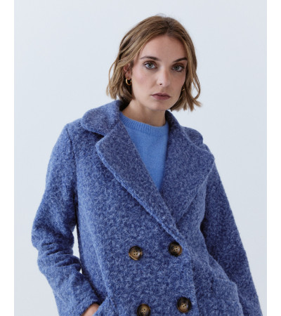 ABRIGO BOUCLÉ DOBLE BOTONADURA | MULAYA