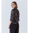 BLUSA ESTAMPADA HILOS METALIZADOS | MULAYA