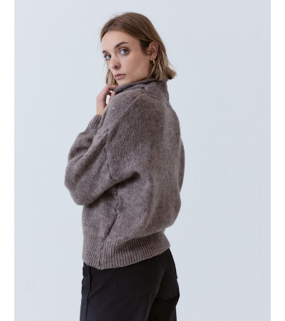 JERSEY CUELLO ALTO JASPEADO | MULAYA