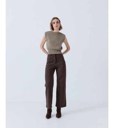 PANTALÓN WIDE LEG TACHAS ESTRELLAS | MULAYA