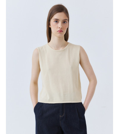 Top Punto con Encaje en la Espalda | MULAYA