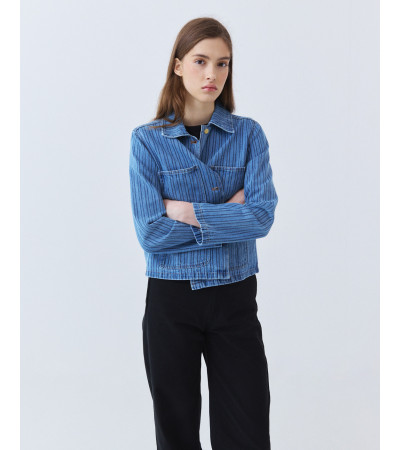 Sobrecamisa Denim con Bolsillos de Parche | MULAYA