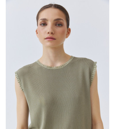 TOP PUNTO CON TERMINACIONES DE ENCAJE | MULAYA