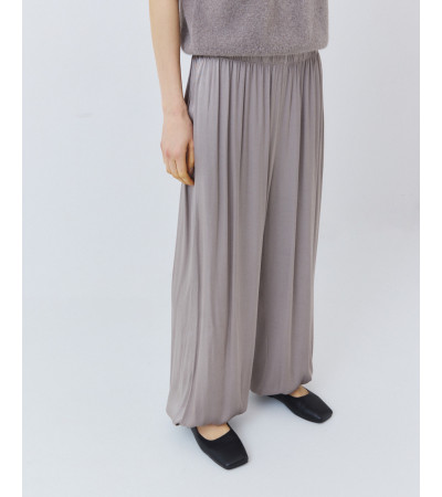 Pantalón Bombacho Satén de Tiro Alto | MULAYA