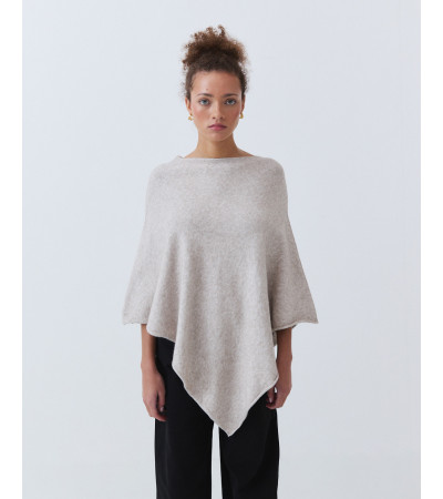 CAPA DE PUNTO GRUESO CON CUELLO BARCO | MULAYA