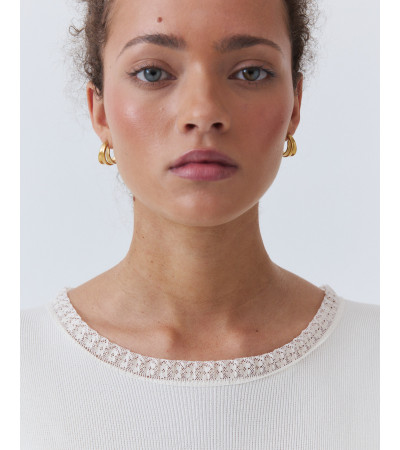 TOP PUNTO CON TERMINACIONES DE ENCAJE | MULAYA