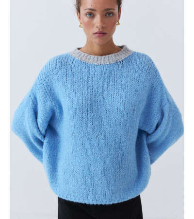 JERSEY OVERSIZE BICOLOR CON LANA | MULAYA