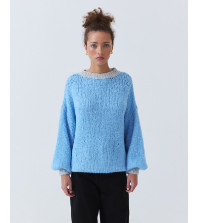 JERSEY OVERSIZE BICOLOR CON LANA | MULAYA