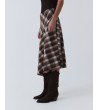 FALDA MIDI ASIMÉTRICA CUADROS | MULAYA