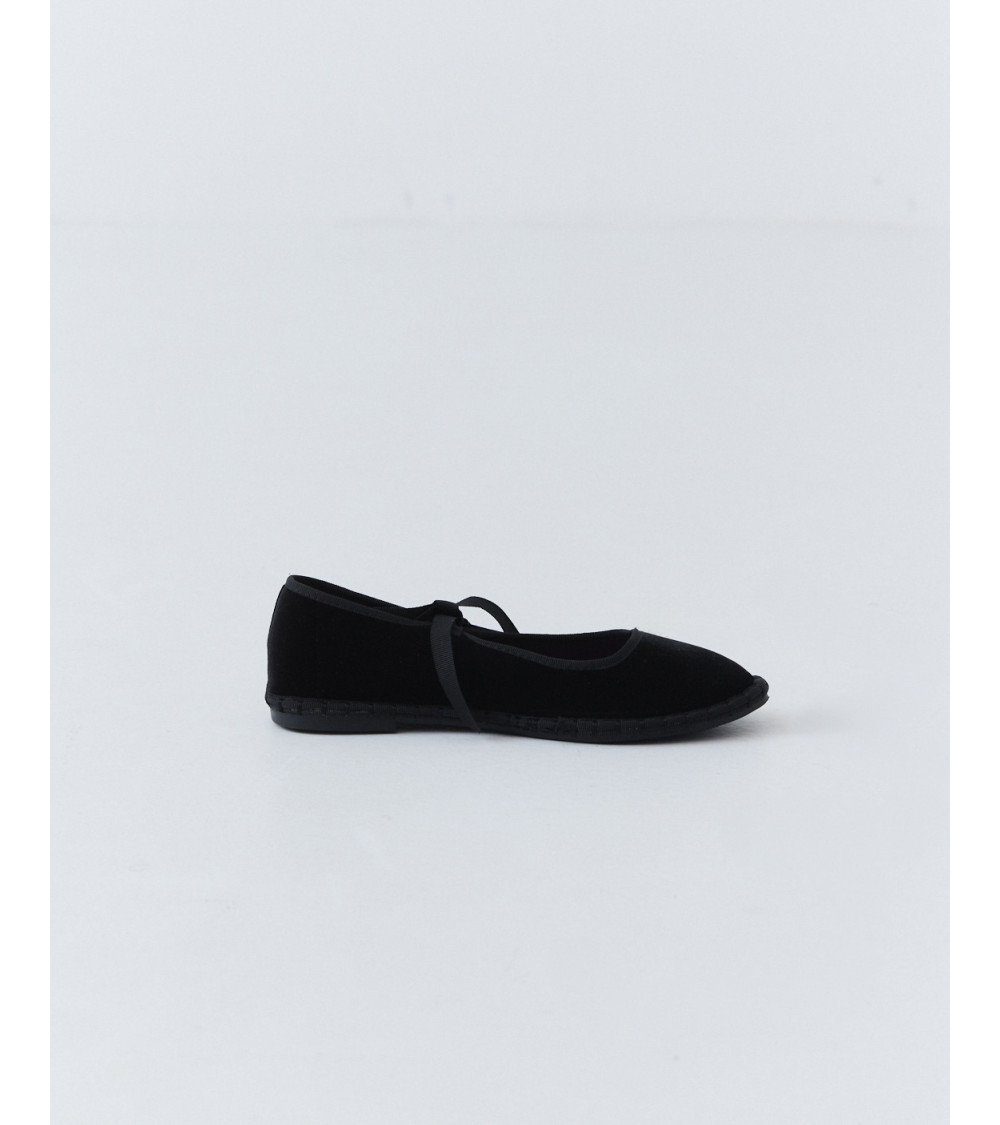 BAILARINAS TERCIOPELO LAZO SUPERIOR Y SUELA GOMA | MULAYA