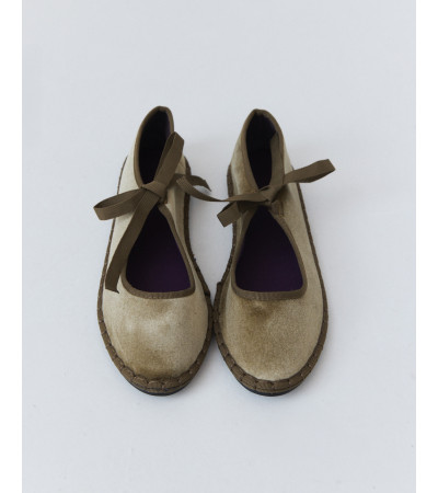 BAILARINAS TERCIOPELO LAZO SUPERIOR Y SUELA GOMA | MULAYA