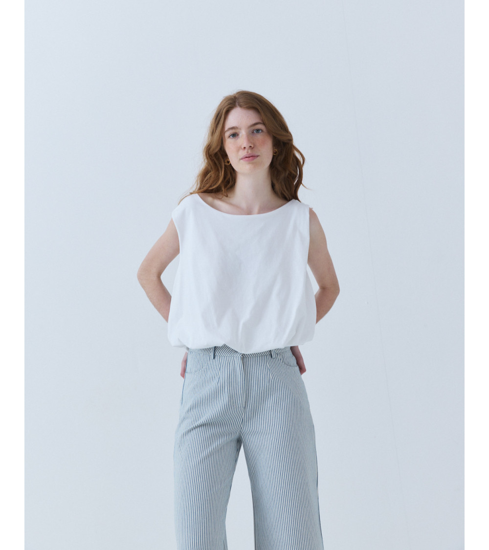 TOP MANGA SISA CON BAJO GLOBO | MULAYA