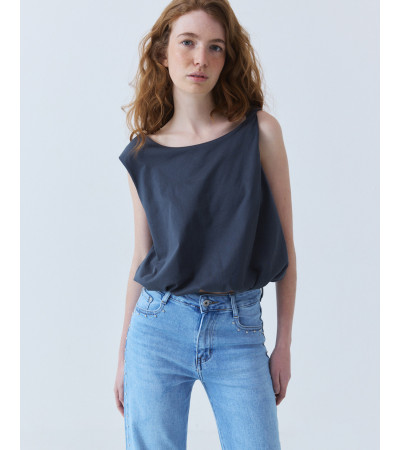 TOP MANGA SISA CON BAJO GLOBO | MULAYA