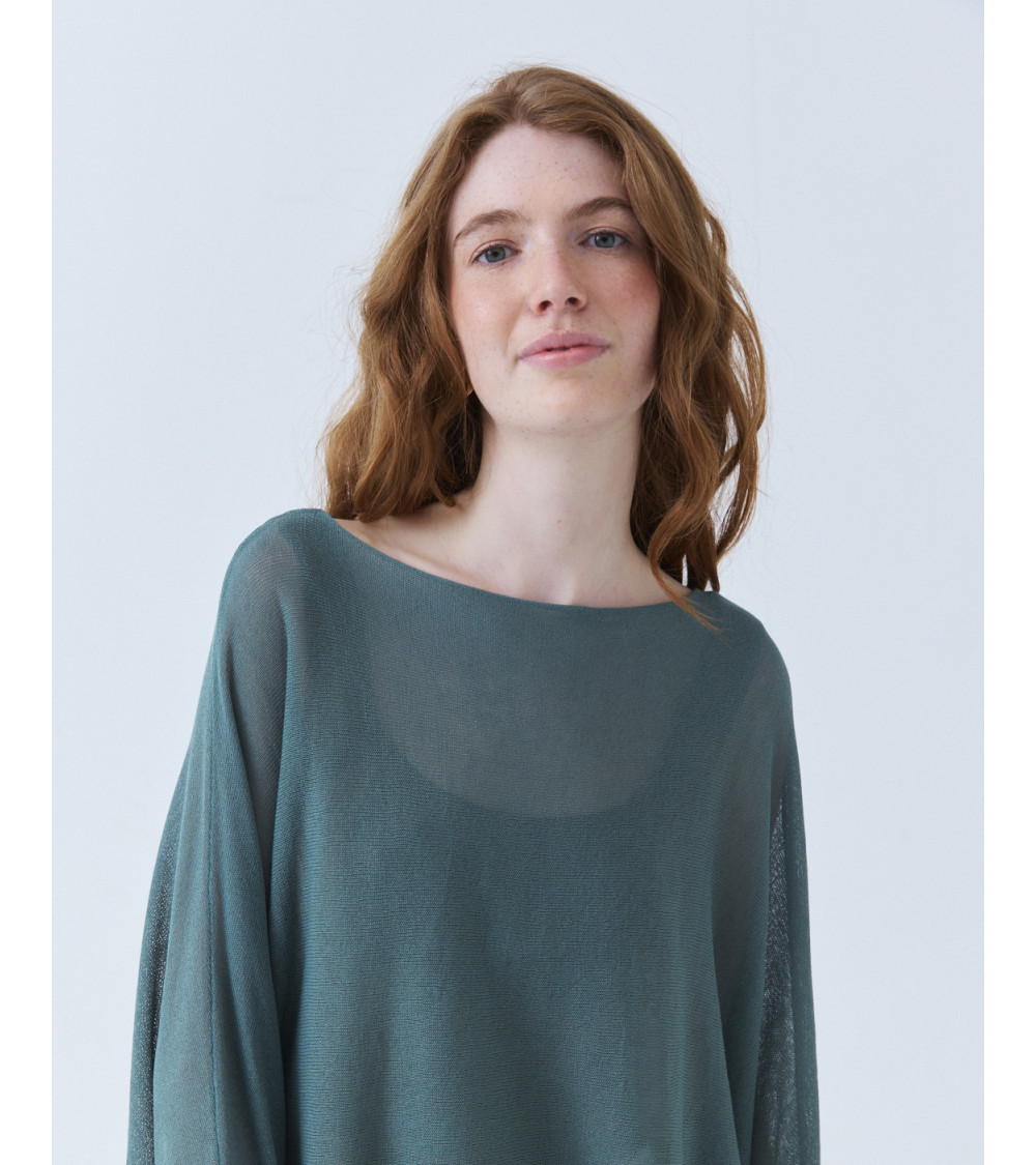 JERSEY DE PUNTO FINO CON MANGA MURCIÉLAGO | MULAYA