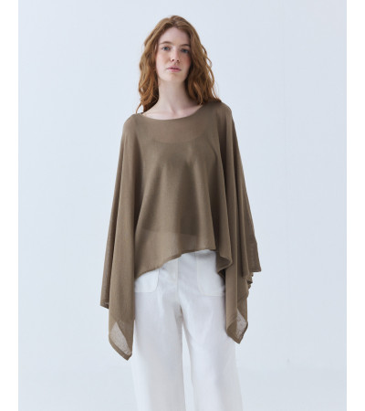 CAPA DE PUNTO FINO CON PUNTAS ASIMÉTRICAS | MULAYA