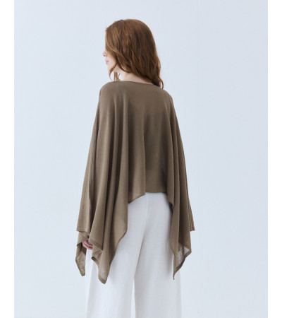 CAPA DE PUNTO FINO CON PUNTAS ASIMÉTRICAS | MULAYA