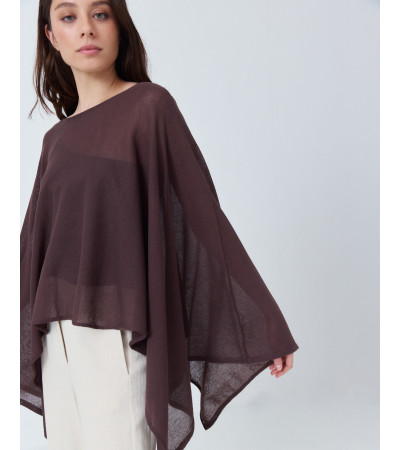 CAPA DE PUNTO FINO CON PUNTAS ASIMÉTRICAS | MULAYA