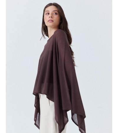 CAPA DE PUNTO FINO CON PUNTAS ASIMÉTRICAS | MULAYA