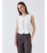 CHALECO CON DETALLE DE ENCAJE Y BOTONES VARIOS | MULAYA