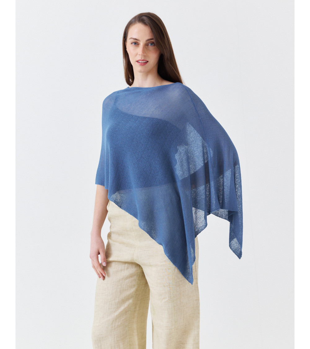 CAPA DE PUNTO FINO ASIMÉTRICA CUELLO REDONDO | MULAYA