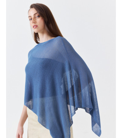CAPA DE PUNTO FINO ASIMÉTRICA CUELLO REDONDO | MULAYA