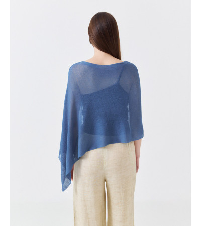 CAPA DE PUNTO FINO ASIMÉTRICA CUELLO REDONDO | MULAYA