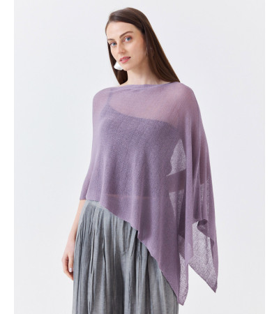CAPA DE PUNTO FINO ASIMÉTRICA CUELLO REDONDO | MULAYA