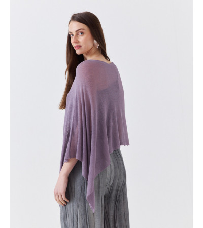 CAPA DE PUNTO FINO ASIMÉTRICA CUELLO REDONDO | MULAYA