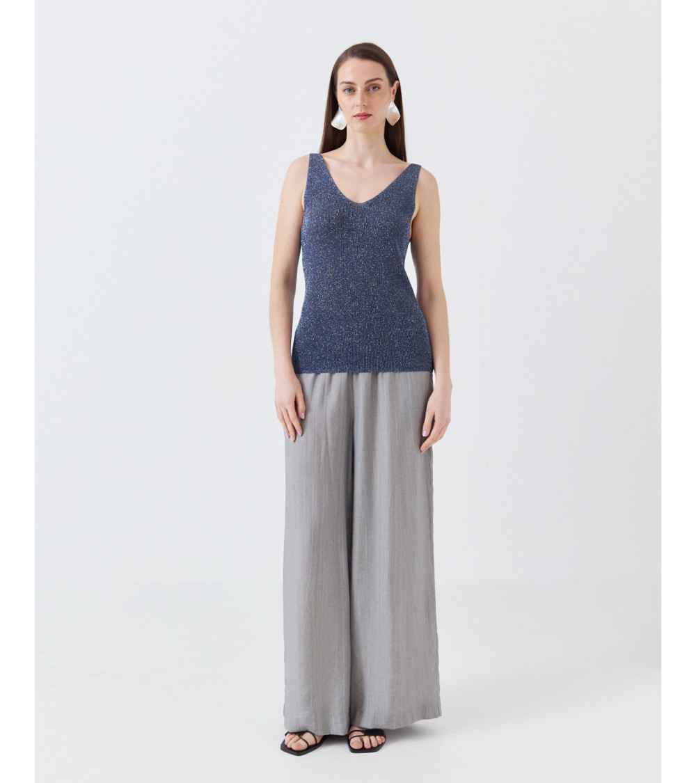 TOP TIRANTES PUNTO METALIZADO | MULAYA